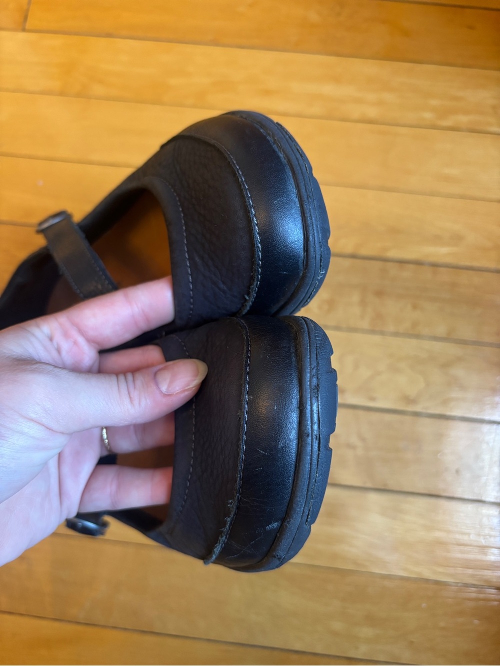 EUC Vintage Merrell Dassie MJ Black Leather Mary Jane Comfort Shoe | Women’s 8.5 - Picture 8 of 16